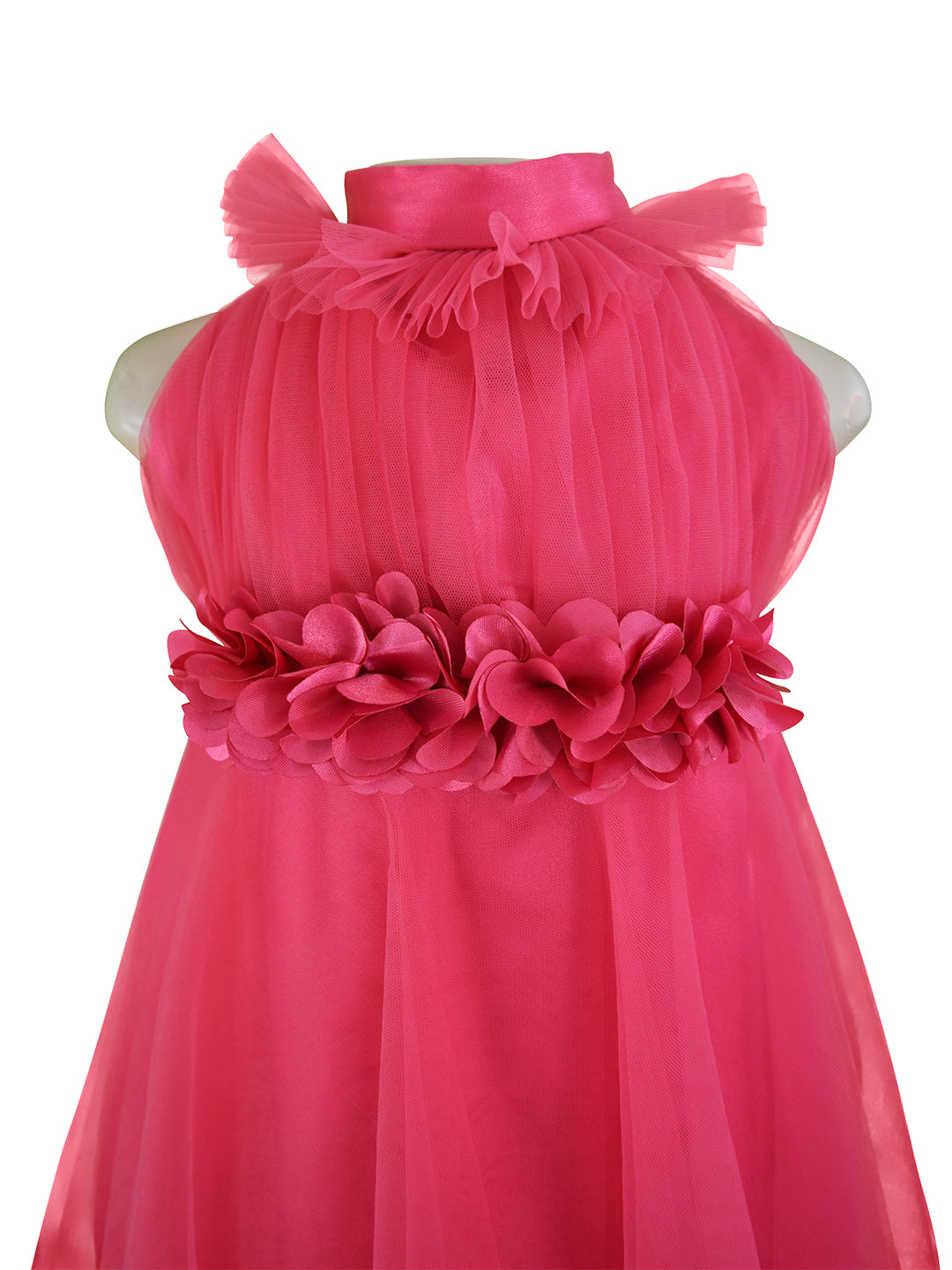 Faye Berry Ruffled Neck Dress for Girls