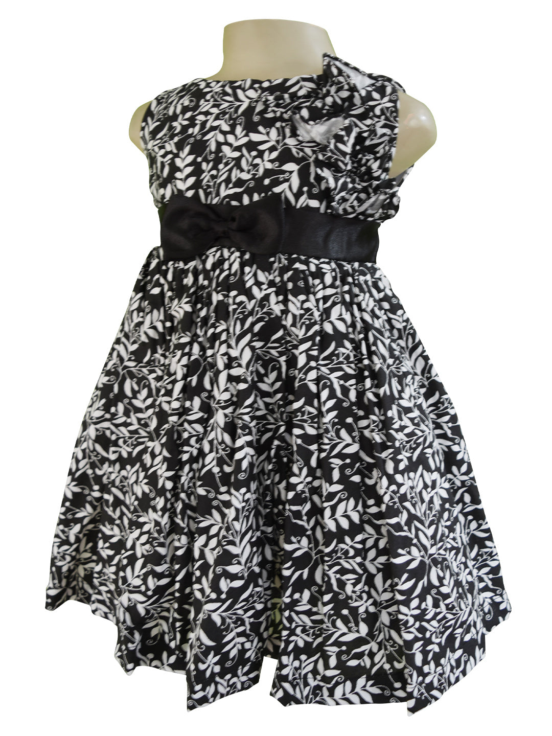 Faye Black & White Floral Dress