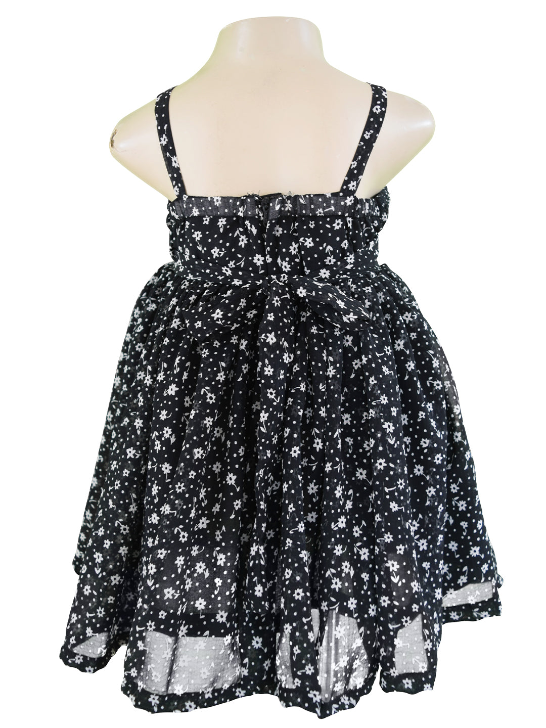 Black & White Floral Dress