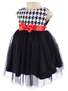 Faye Black & White Party Dress