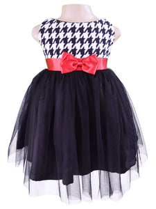 Kids Party Dress_Faye Black & White Party Dress