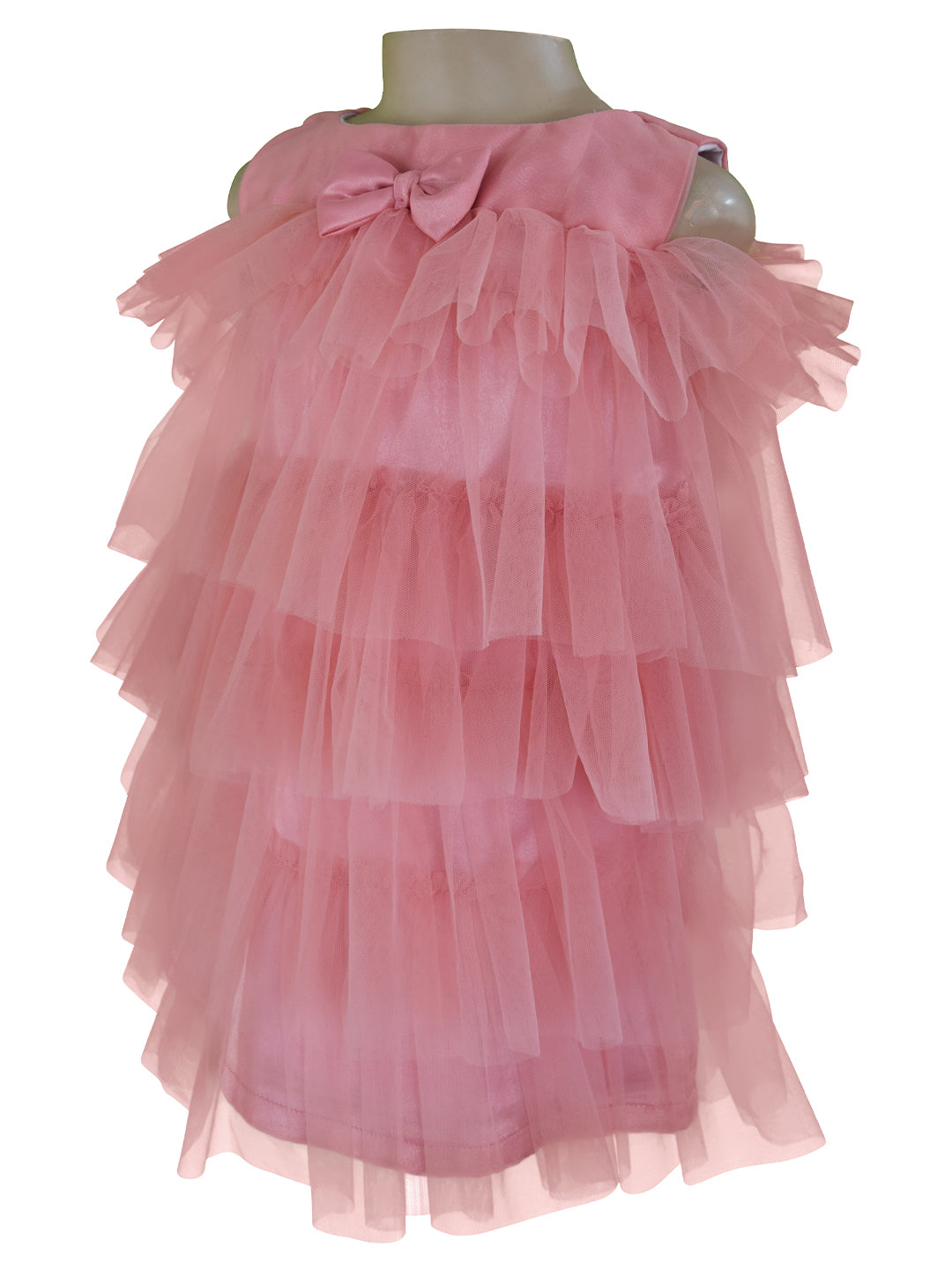 Faye Blush Tiered Dress