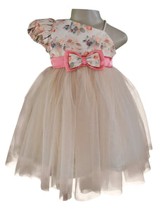 Baby Girls Dress_Faye Floral Champagne Dress