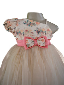 Faye Floral Champagne Parry Dress 