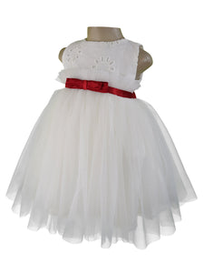 Faye Ivory Ruffle Dress