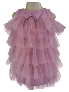 Dress for Kids_Faye Light Mauve Tiered Dress