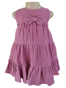 Baby Dress_Faye Mauve Tiered Dress