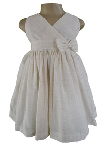 Kids Dress_Faye Offwhite Stripe Dress