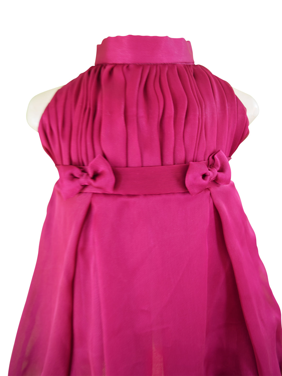 Faye Wine Pleated Dress