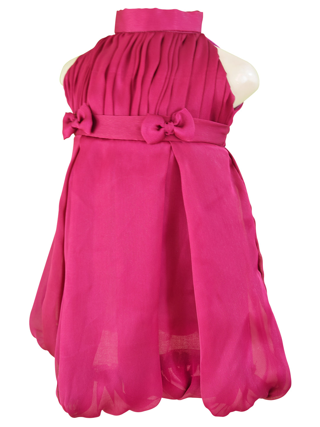 Faye Wine Pleated Dress