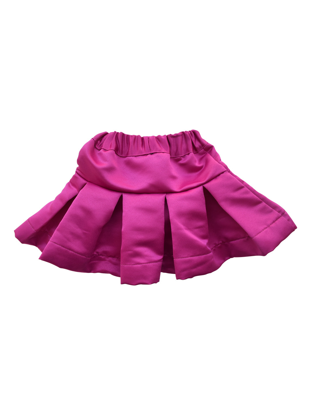 V in a skirt