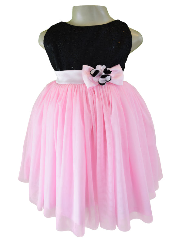 Pink & Black Split Sweetheart Dress | Hot Topic