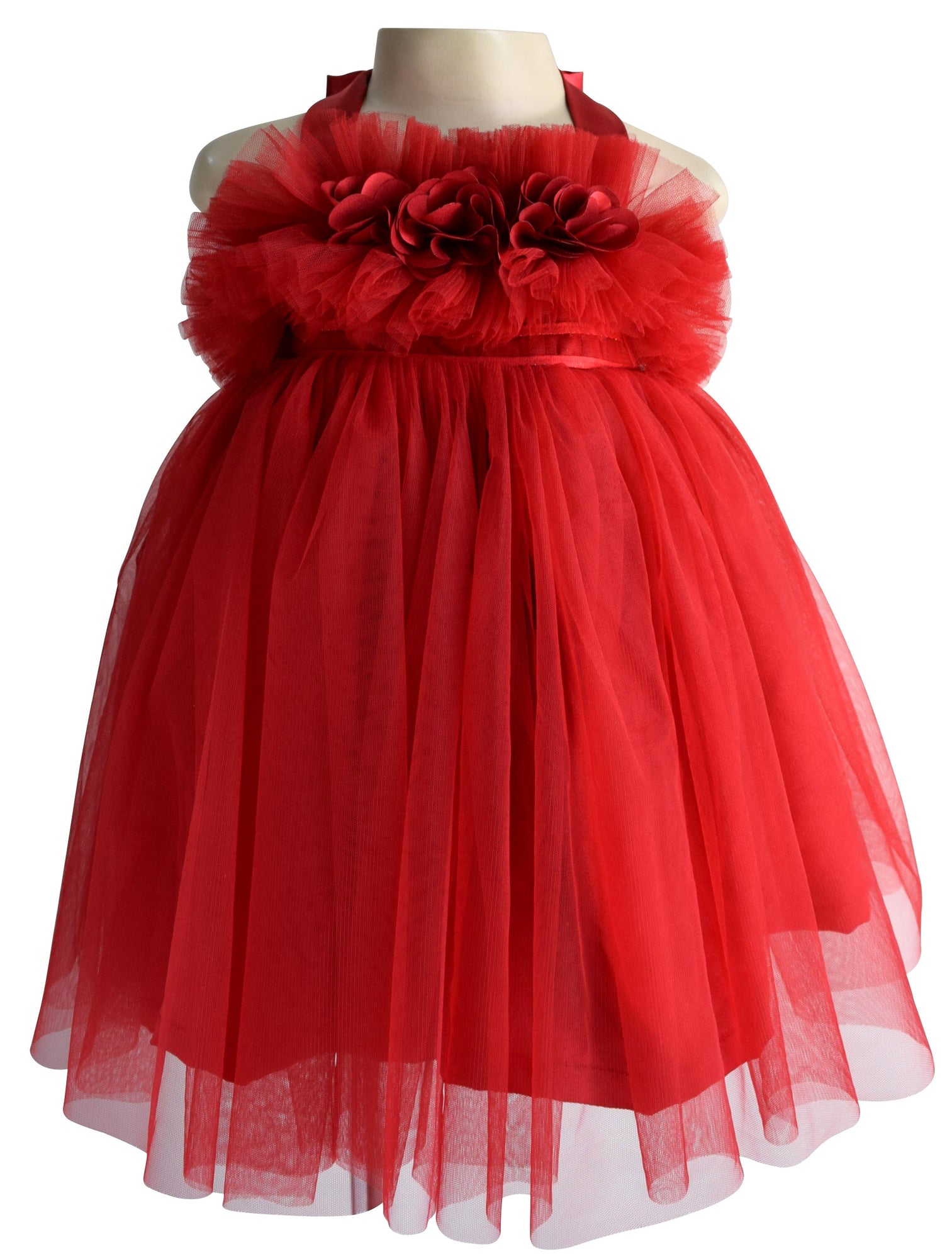 Party Dresses for Girls_Faye Maroon Ceremonial Dress - faye