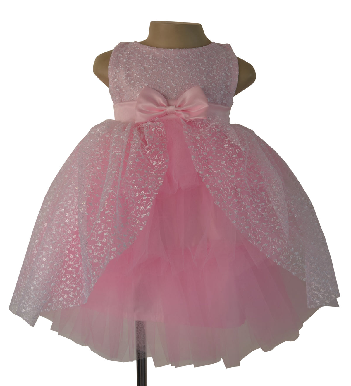 Birthday Dresss_Faye Pink & White Embroidered Dress